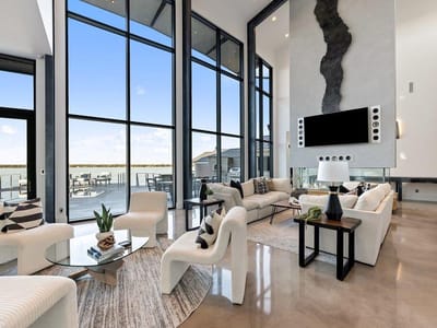 Living area at 402 Lighthouse Dr - 4 bed 5 bath home