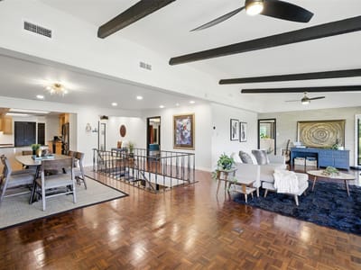 Primary bedroom at 402 Seawind ST - 3 bed 3 bath home