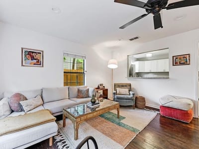 Primary bedroom at 4025 Valley View RD Unit #2 - 2 bed 2 bath home