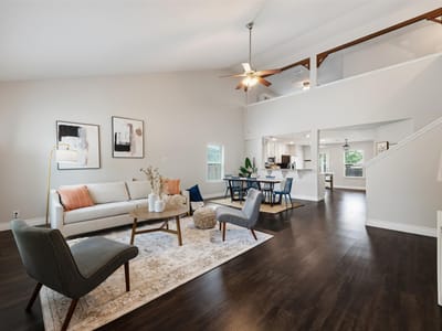 Living area at 403 Broad Peak RD - 3 bed 2 bath home