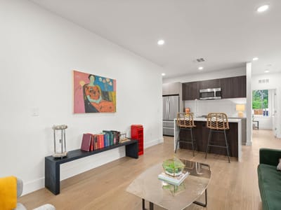 Living area at 403 MIDDLE LN Unit #B - 3 bed 2 bath home
