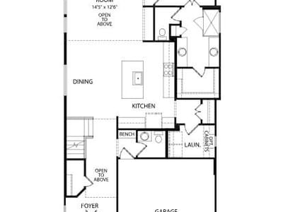 Living area at 405 Austin Heights Rd - 4 bed 3 bath home