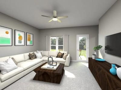 Primary bedroom at 405 Wild Spur LN - 4 bed 2 bath home