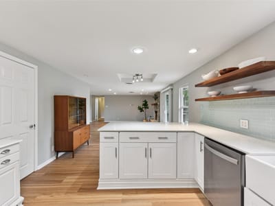 Primary bedroom at 406 E 2nd St - 3 bed 2 bath home