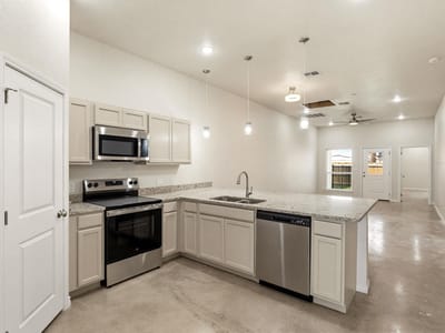 Primary bedroom at 406 W Avenue C - 3 bed 2 bath home