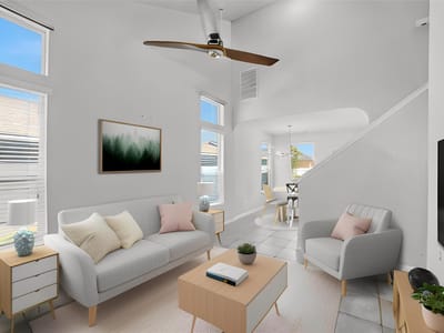 Primary bedroom at 408 Craters of the Moon Blvd - 3 bed 2 bath home