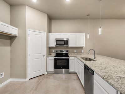 Primary bedroom at 408 W Avenue C - 3 bed 2 bath home