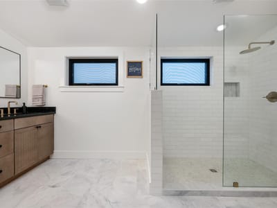 Bathroom at 409 Crockett St Unit #C - 3 bed 2 bath home