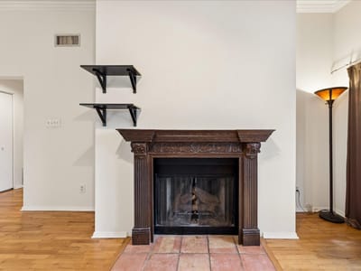 Primary bedroom at 409 E 38th ST Unit #302 - 2 bed 2 bath home