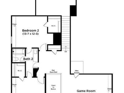 Living area at 409 Grey Leaf Rd - 4 bed 3 bath home