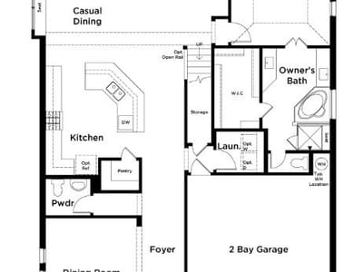 Kitchen at 409 Grey Leaf Rd - 4 bed 3 bath home