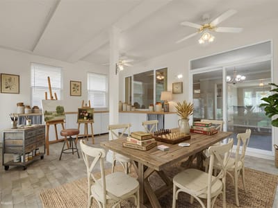 Primary bedroom at 409 Rio Grande Loop - 3 bed 2 bath home