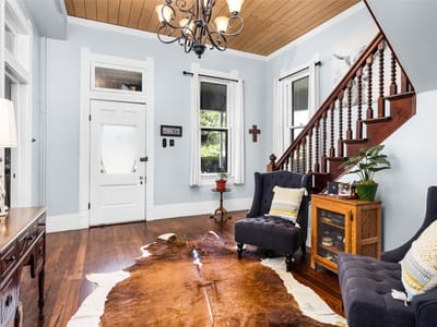 Primary bedroom at 409 W Clark St - 4 bed 2 bath home