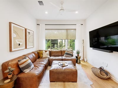Primary bedroom at 410 W Alpine Rd Unit #7 - 3 bed 3 bath home