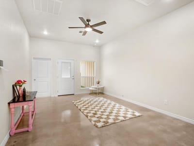 Primary bedroom at 410 W Avenue C - 3 bed 2 bath home