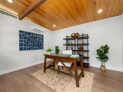 Living area at 4105 Eskew DR - 3 bed 2 bath home