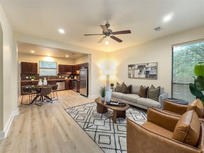 Kitchen at 4120 Valley View RD Unit #B - 2 bed 2 bath home