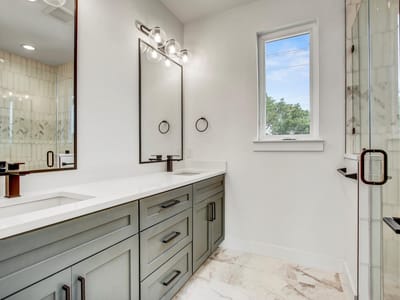 Primary bedroom at 4127 E 12th St Unit #3 - 3 bed 2 bath home