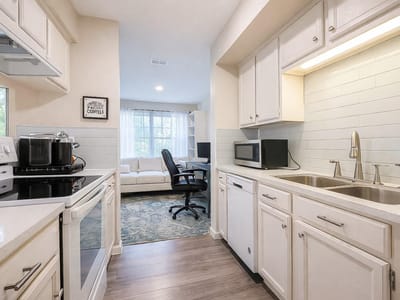 Bathroom at 4159 Steck Ave Unit #255 - 2 bed 2 bath home