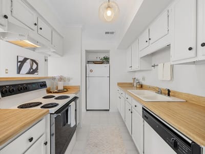 Kitchen at 4159 Steck Ave Unit #258 - 2 bed 2 bath home
