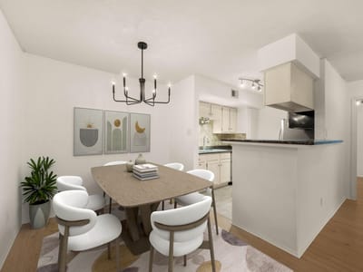 Primary bedroom at 4159 Steck Ave Unit #267 - 2 bed 1 bath home
