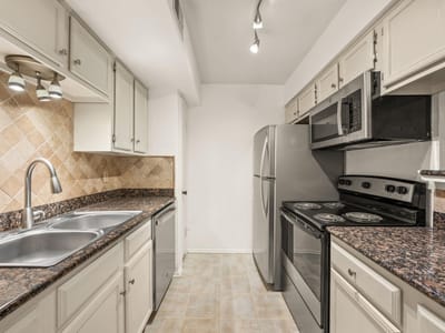 Bathroom at 4159 Steck Ave Unit #267 - 2 bed 1 bath home