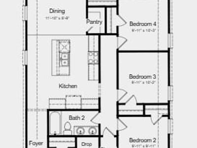 Living area at 418 Unakite TRL - 4 bed 2 bath home