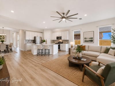 Living area at 420 Mountain Sky BND - 5 bed 3 bath home