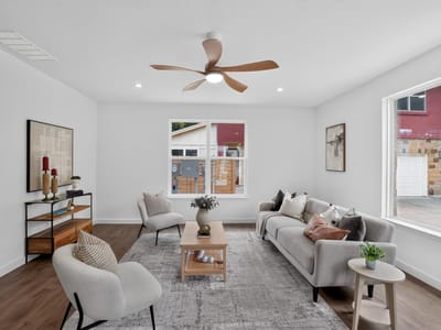 Primary bedroom at 4200 Valley View RD Unit #B - 3 bed 2 bath home