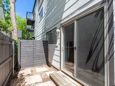 Living area at 4205 Speedway Ave Unit #107 - 1 bed 1 bath home
