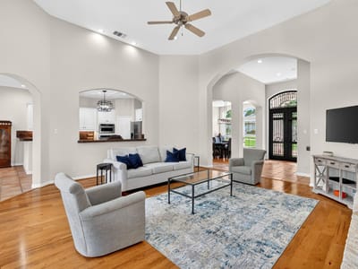 Primary bedroom at 4208 Lakeway BLVD - 4 bed 4 bath home