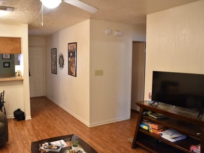 Primary bedroom at 421 W San Antonio ST Unit #i 2 - 2 bed 2 bath home