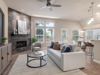 Living area at 4211 Buckskin RD - 4 bed 2 bath home
