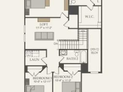 Living area at 425 Bristlecone BND - 3 bed 2 bath home