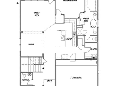 Living area at 4300 College Square Dr - 4 bed 3 bath home