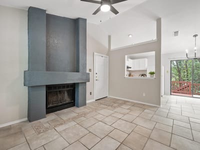 Bathroom at 4303 Creek Ledge Unit #B-1 - 1 bed 1 bath home