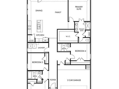 Living area at 4304 Texoma DR - 4 bed 3 bath home