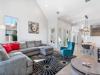Living area at 4314 Jinx Ave Unit #A - 3 bed 2 bath home
