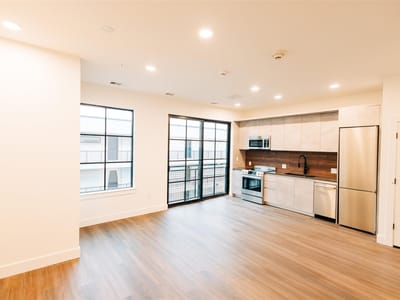 Living area at 4315 S Congress Ave Unit #520 - Congress Lofts at St. Elmo, Austin, TX