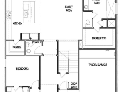Living area at 4326 Bancroft Ln - 4 bed 4 bath home