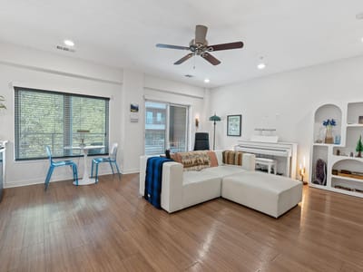 Primary bedroom at 4361 S Congress Ave Unit #322 - 1 bed 1 bath home