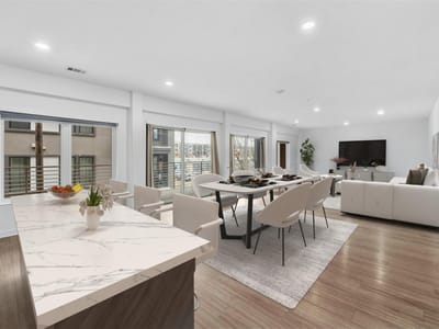 Primary bedroom at 4361 S Congress Ave Unit #333 - 2 bed 2 bath home