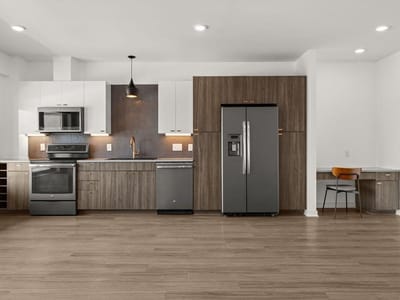 Primary bedroom at 4361 S Congress Ave Unit #514 - 2 bed 2 bath home