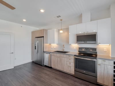 Kitchen at 4361 S Congress Ave Unit #527 - 1 bed 1 bath home