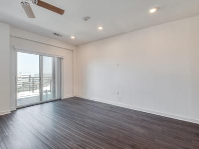 Primary bedroom at 4361 S Congress Ave Unit #527 - 1 bed 1 bath home