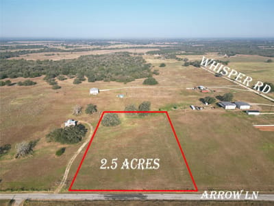 Primary bedroom at 439 Arrow Ln - Whisper Meadows, Luling, TX