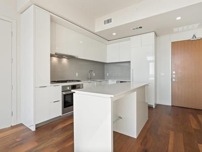 Living area at 44 East Ave Unit #1509 - 2 bed 2 bath home
