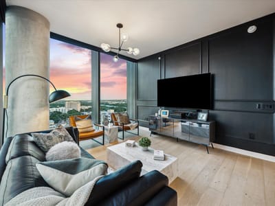 Kitchen at 44 East Ave Unit #1607 - 2 bed 2 bath home