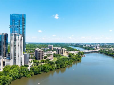 Living area at 44 East Ave Unit #1609 - 2 bed 2 bath home
