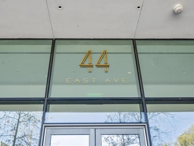 Living area at 44 East Ave Unit #2607 - 2 bed 2 bath home